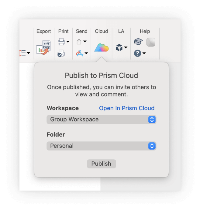 Prism Cloud Share Your Projects Seamlessly