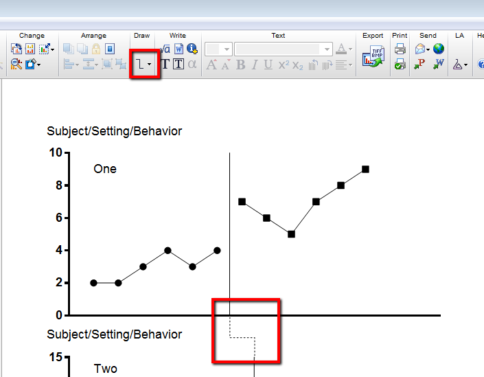 Prism tip Creating a multiple baseline design chart FAQ 1774 GraphPad