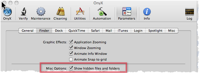 show hidden files for mac