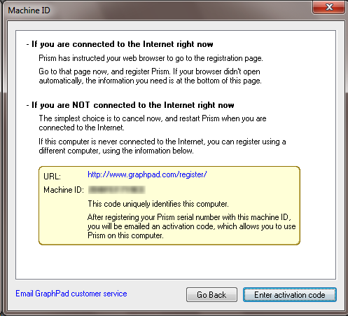 machine type and serial number are invalid